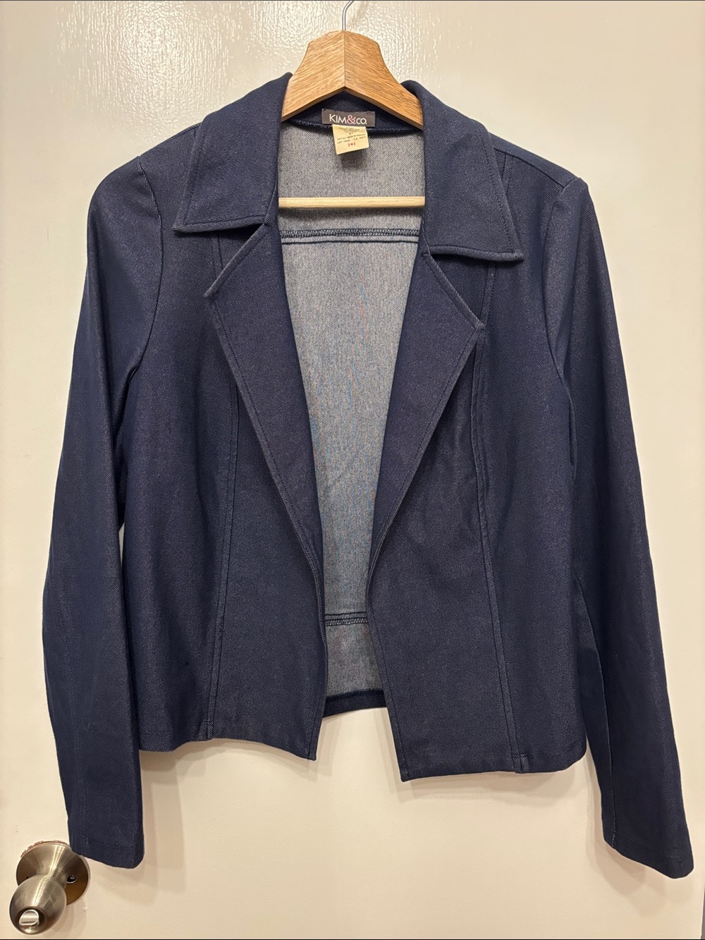 Indigo Stretch Denim Open Jacket 2004 Styles
